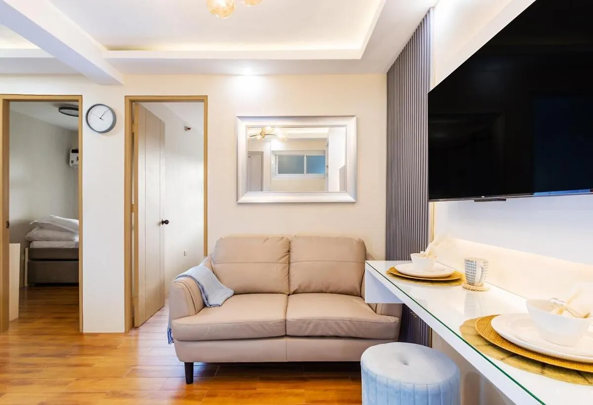 公寓 Modern Coastal 2Br Condo Near Airport & Samal 达沃