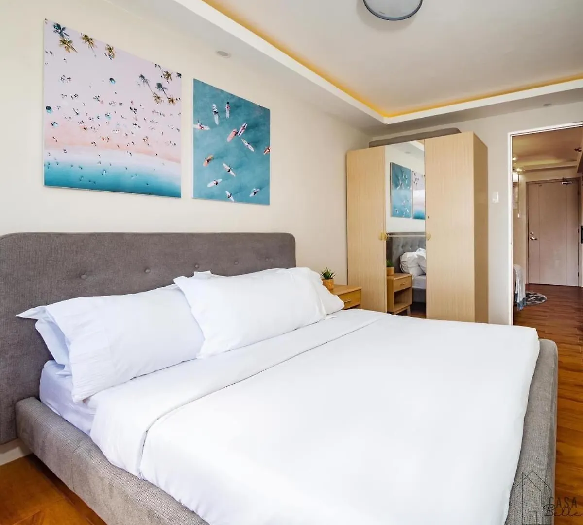 公寓 Modern Coastal 2Br Condo Near Airport & Samal 达沃